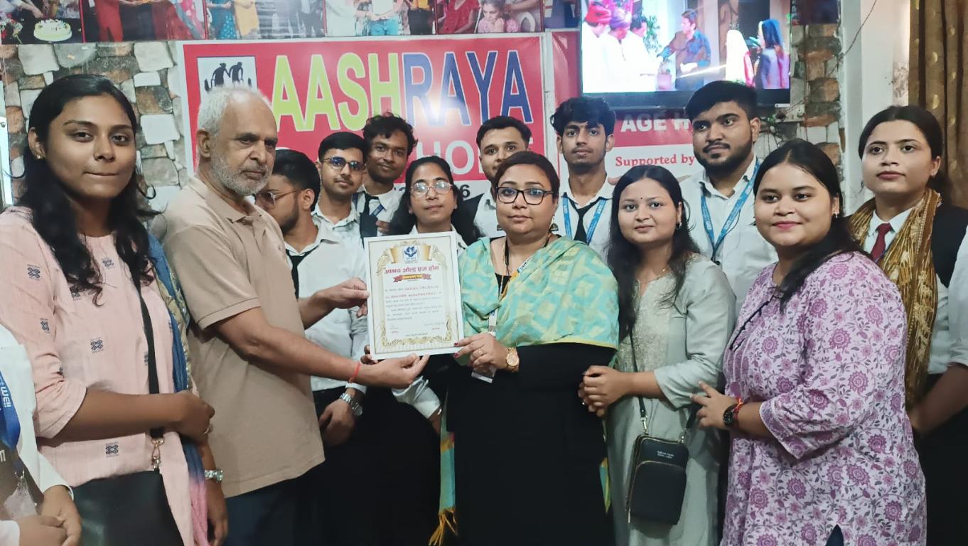 IIBM Patna and CED Patna Organise Heartwarming Event at Aashraya Old Age Home